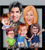 Custom Wooden 3D family portraits
